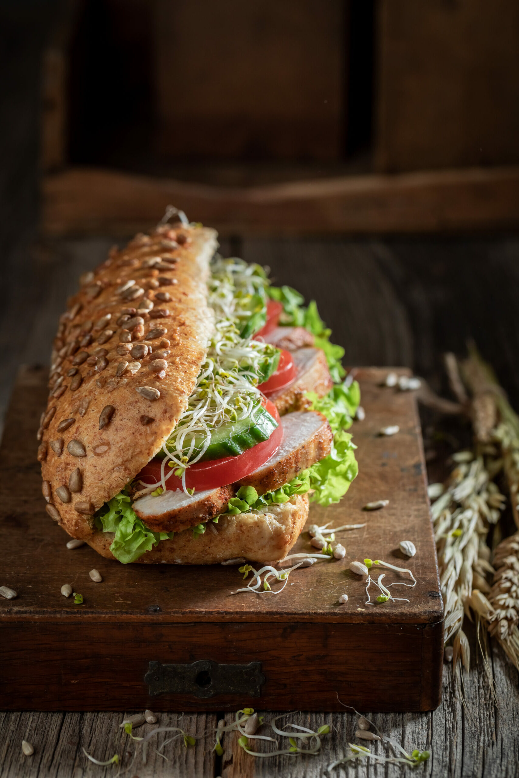 Sandwich crudités