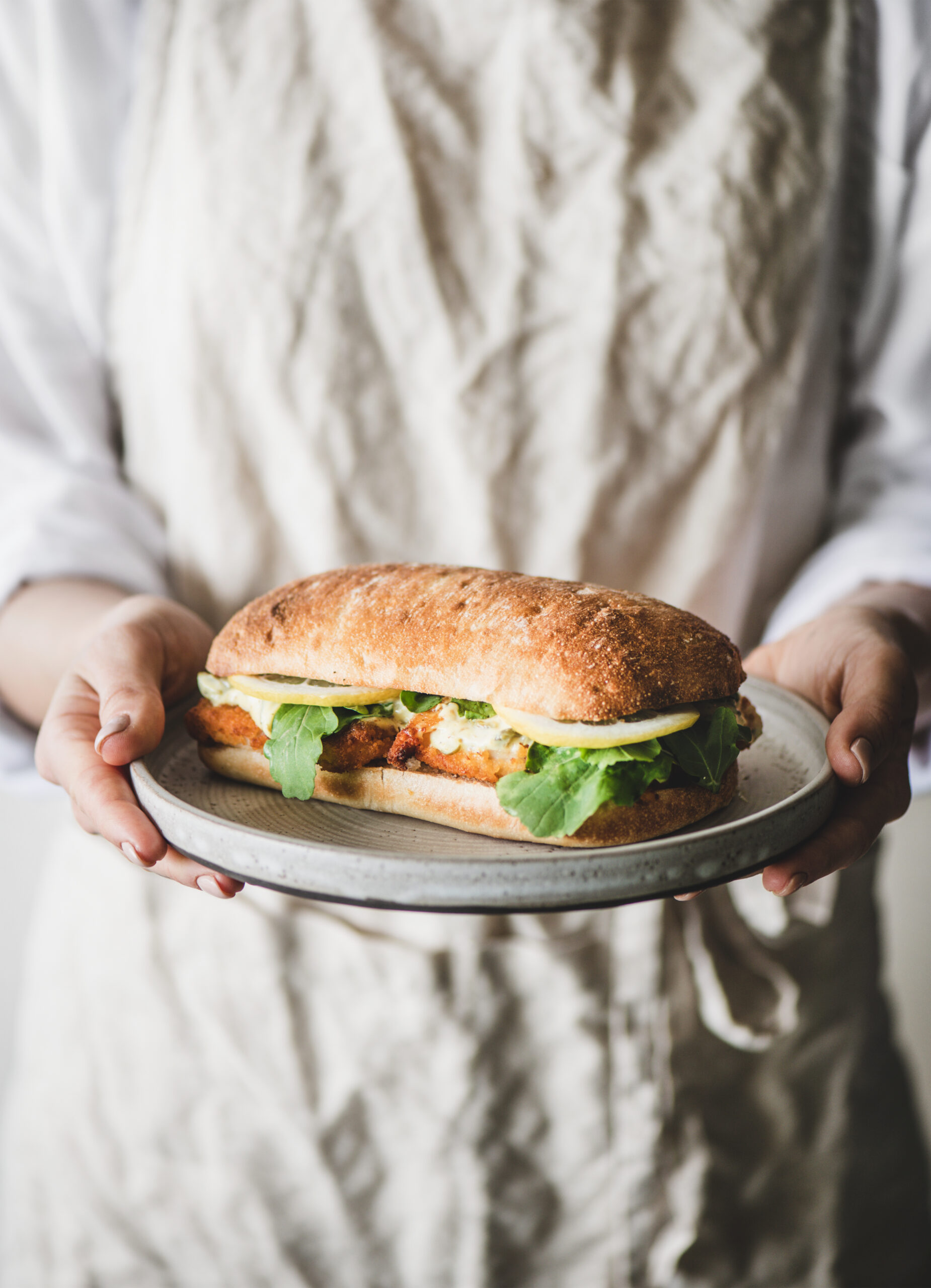 Préparation de sandwich fait maison