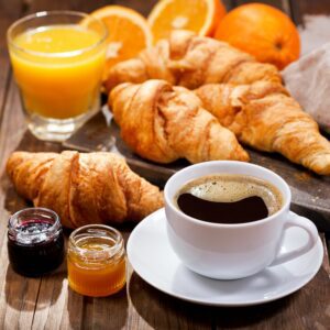 Petit dej viennoiseries