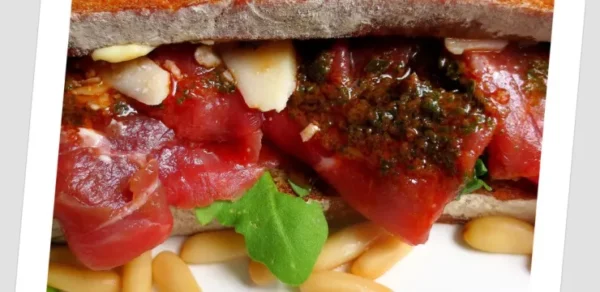 Sandwich carpaccio