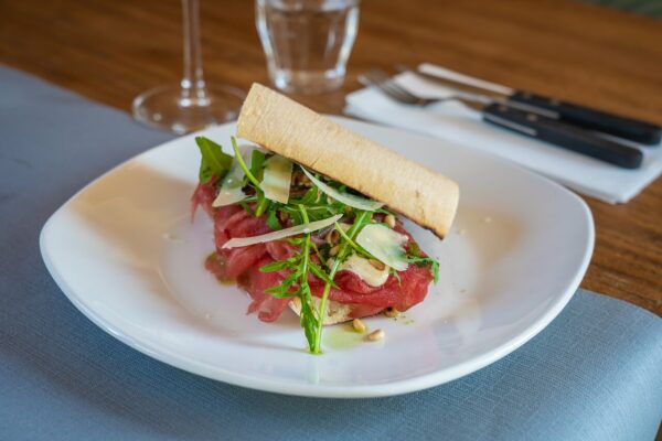 Ciabatta carpaccio