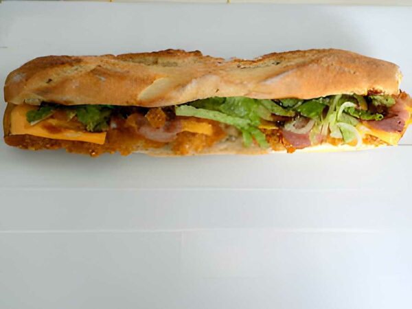 Sandwich poulet crousty